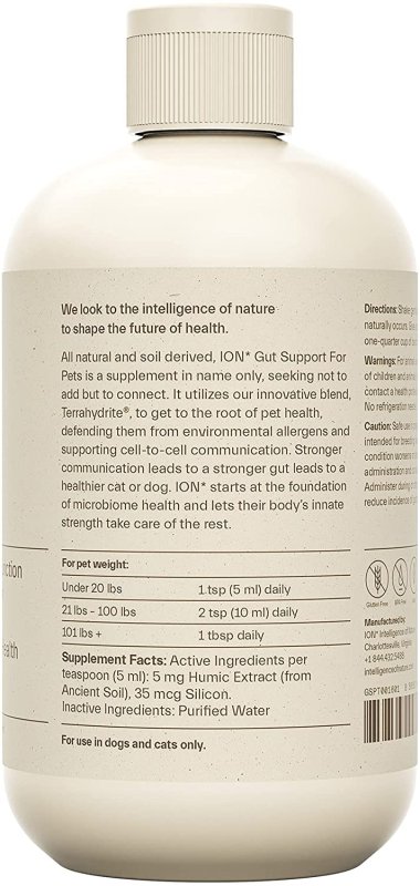 ION INTELLIGENCE OF NATURE GUT SUPPORT FOR PETS - 473 ML