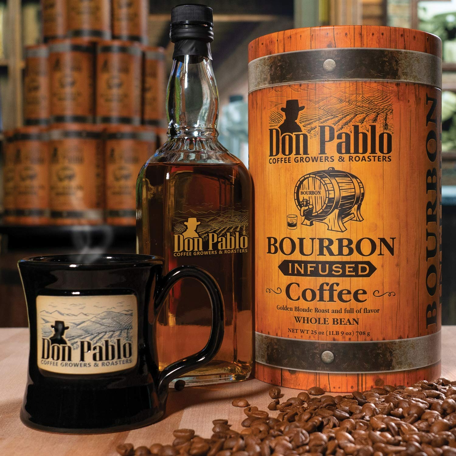 DON PABLO COFFE  BOURBON INFUSED SPECIALTY - 708 G