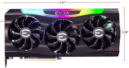EVGA GEFORCE RTX 3090 FTW3 ULTRA GAMING GRAPHICS CARD - 24 GB