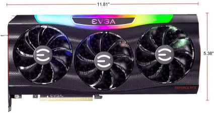 EVGA GEFORCE RTX 3090 FTW3 ULTRA GAMING GRAPHICS CARD - 24 GB