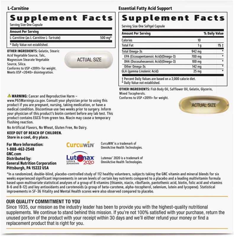 GNC WOMEN'S VITAPAK PROGRAM - 30 TABLET