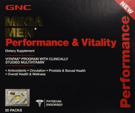 GNC MEGA MEN PERFORMANCE & VITALITY - 30 TABLET