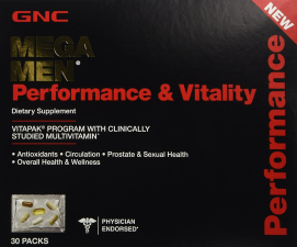 GNC MEGA MEN PERFORMANCE & VITALITY - 30 TABLET