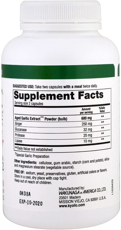 KYOLIC CANDIDA CLEANSE DIGESTION - 200 TABLET