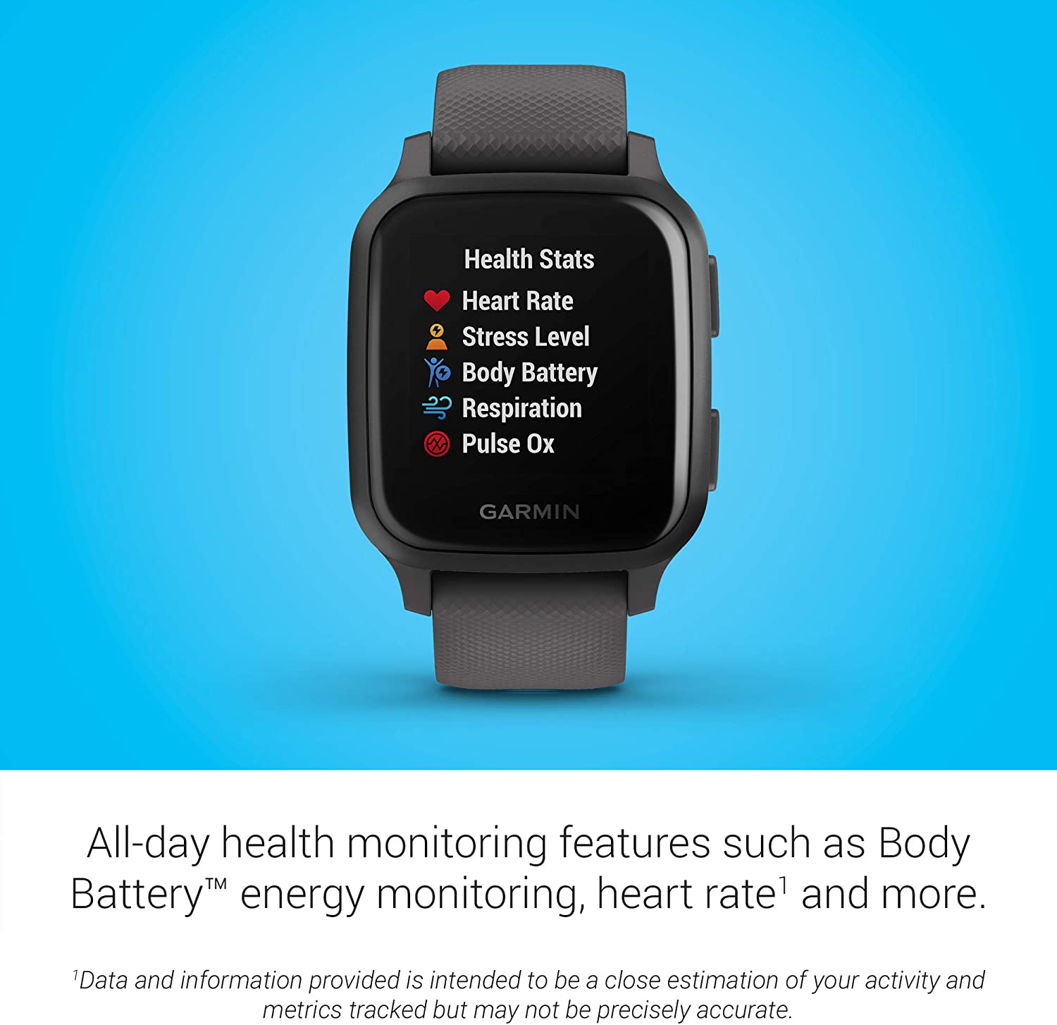 GARMIN VENU SQ GPS SMARTWATCH