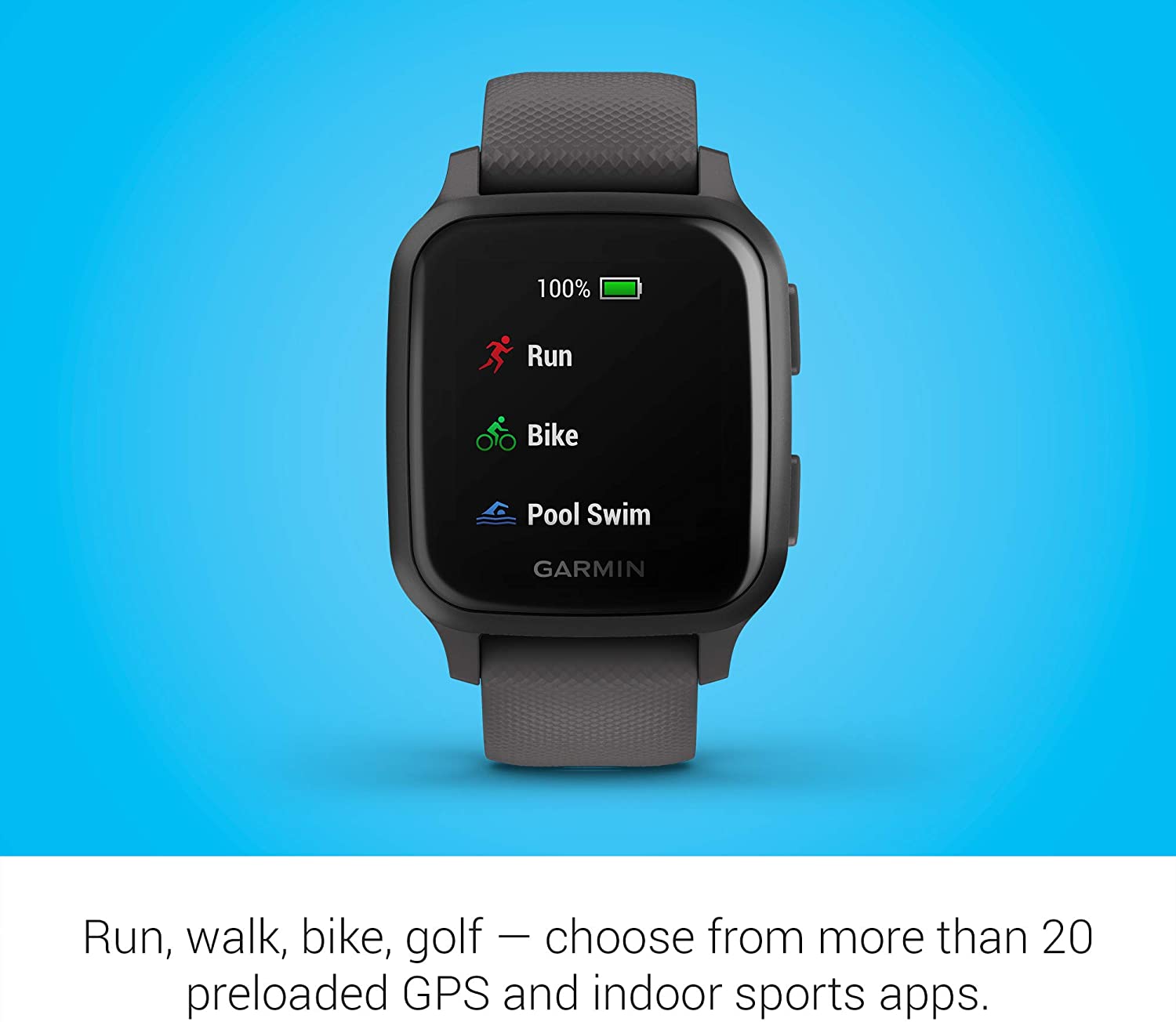 GARMIN VENU SQ GPS SMARTWATCH