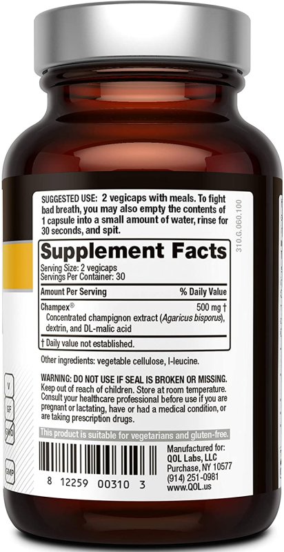 QUALITY OF LIFE DEODOREX - 60 TABLET