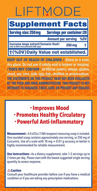 LIFTMODE CURCUMIN POWDER - 5 G