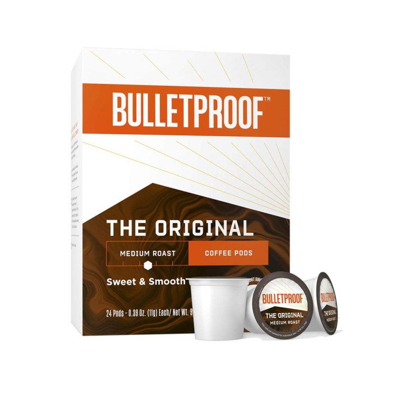 BULLETPROOF THE ORIGINAL MEDIUM ROAST COFFEE PODS - 24 COUNT
