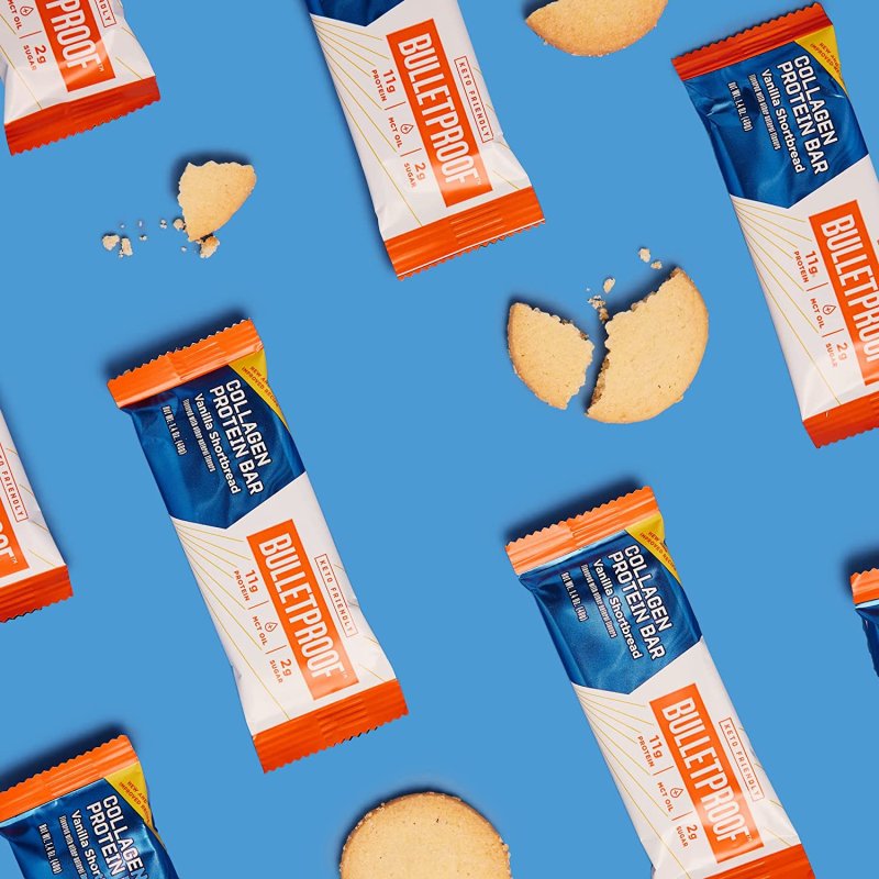 BULLETPROOF COLLAGEN PROTEIN BARS - 12 PACK