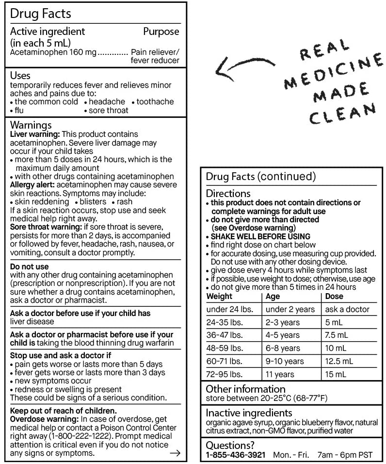 GENEXA CHILDREN'S ACETAMINOPHEN - 118 ML