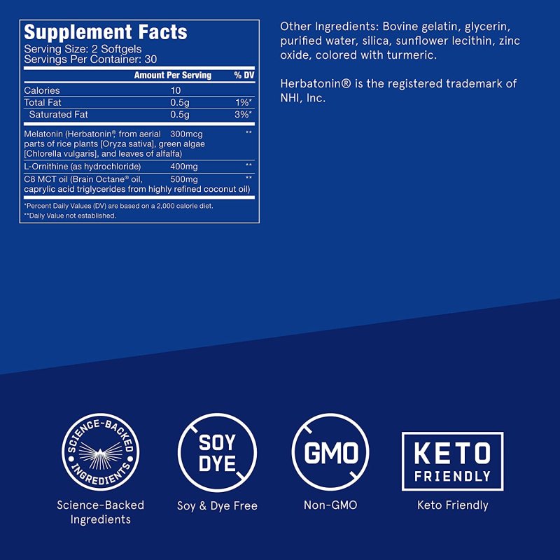 BULLETPROOF SLEEP MODE SOFTGELS - 60 COUNT