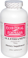 ECOLOGICAL FORMULAS ALLITHIAMINE VITAMIN B1 - 250 COUNT