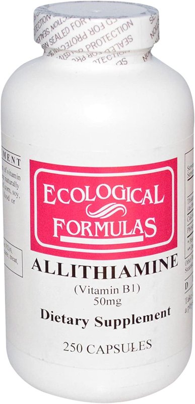 ECOLOGICAL FORMULAS ALLITHIAMINE VITAMIN B1 - 250 COUNT