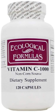 ECOLOGICAL FORMULAS VITAMIN C-1000 - 120 CAPSULES