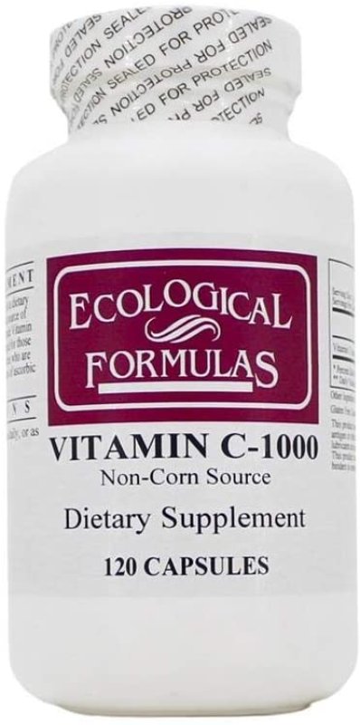 ECOLOGICAL FORMULAS VITAMIN C-1000 - 120 CAPSULES