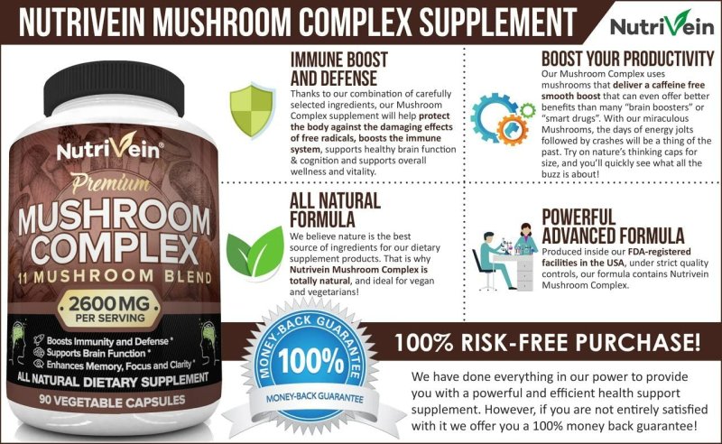 NUTRIVEIN MUSHROOM COMPLEX - 90 CAPSUL
