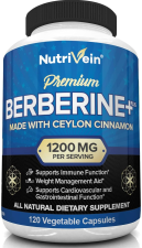 NUTRIVEIN BERBERINE-  120 CAPSULES
