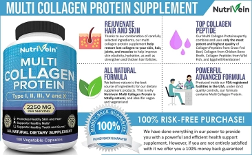 NUTRIVEIN MULTI COLLAGEN PROTEIN - 180 CAPSULES
