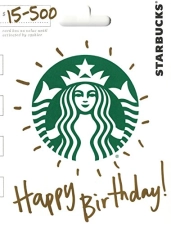 STARBUCKS GIFT CARD