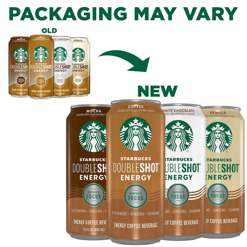STARBUCKS DOUBLESHOT ENERGY 15 OZ - 12 PACK