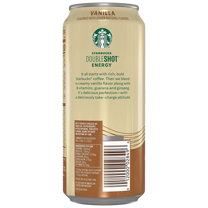 STARBUCKS DOUBLESHOT ENERGY 15 OZ - 12 PACK