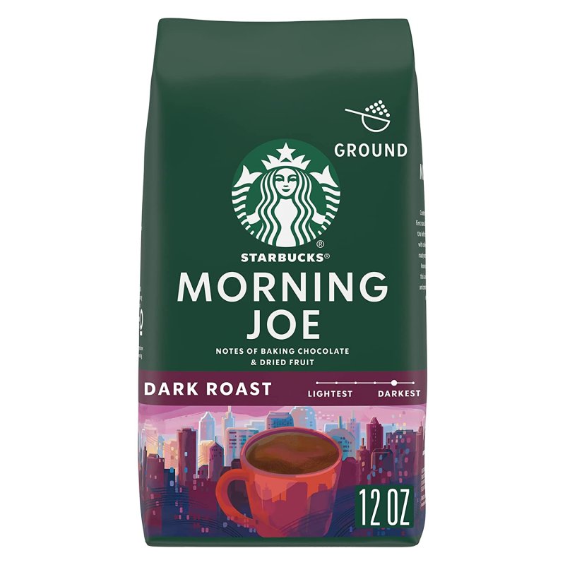 STARBUCKS DARK ROAST GROUND COFFEE - 12 OZ
