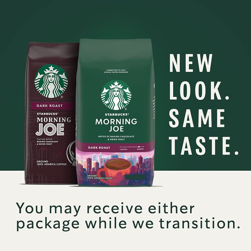 STARBUCKS DARK ROAST GROUND COFFEE - 12 OZ