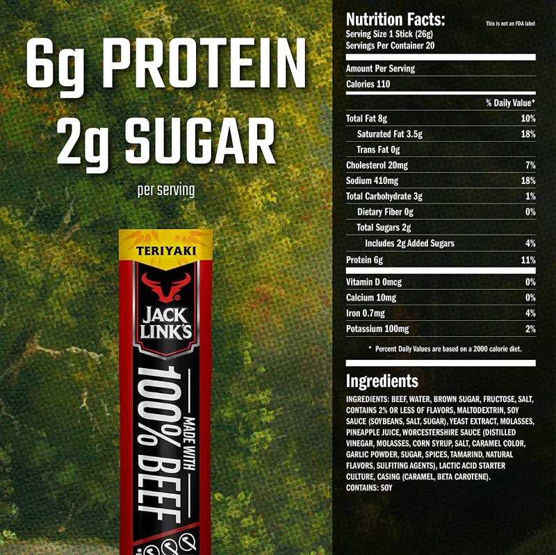 JACK LINKS BEEF STICKS - 20 COUNT