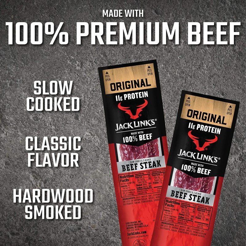 JACK LINKS BEEF STEAK - 12 COUNT