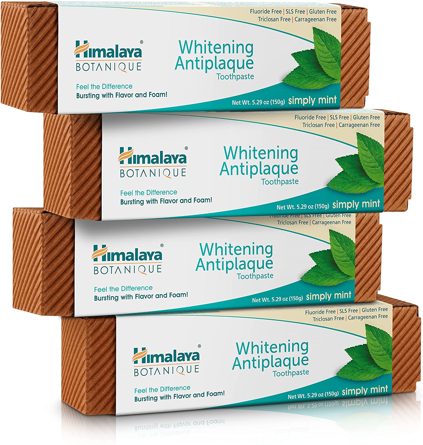 HIMALAYA BOTANIQUE COMPLETE CARE WHITENING TOOTHPASTE 4 PACK - 150 G
