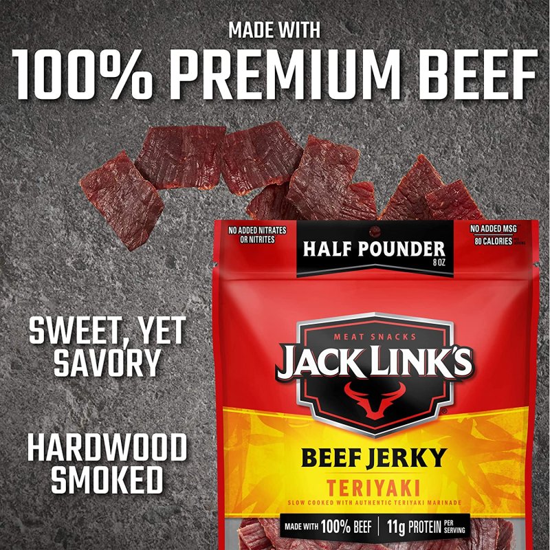 JACK LINKS BEEF JERKY - 8 OZ