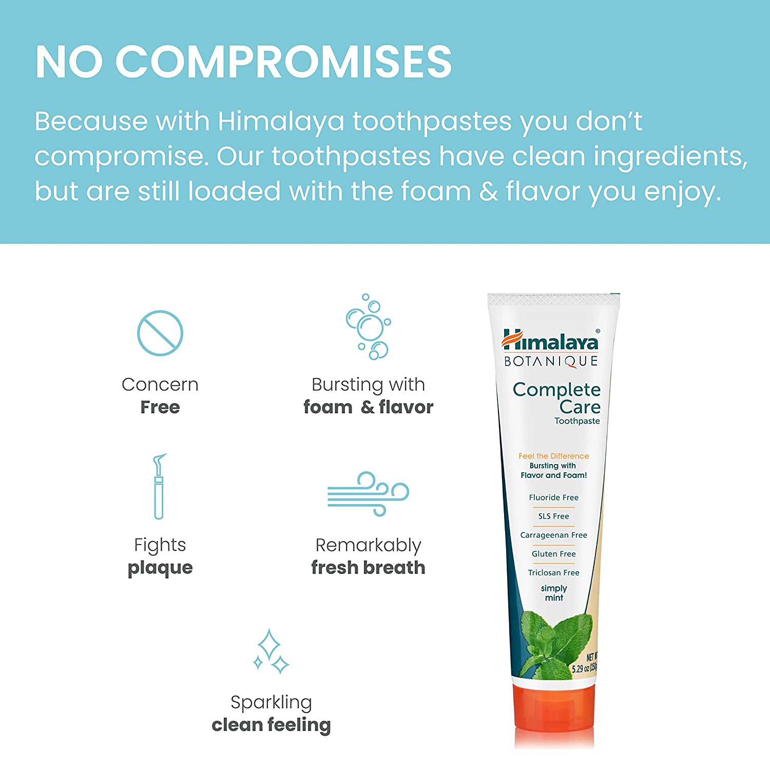 HIMALAYA BOTANIQUE COMPLETE CARE TOOTHPASTE - 150 G