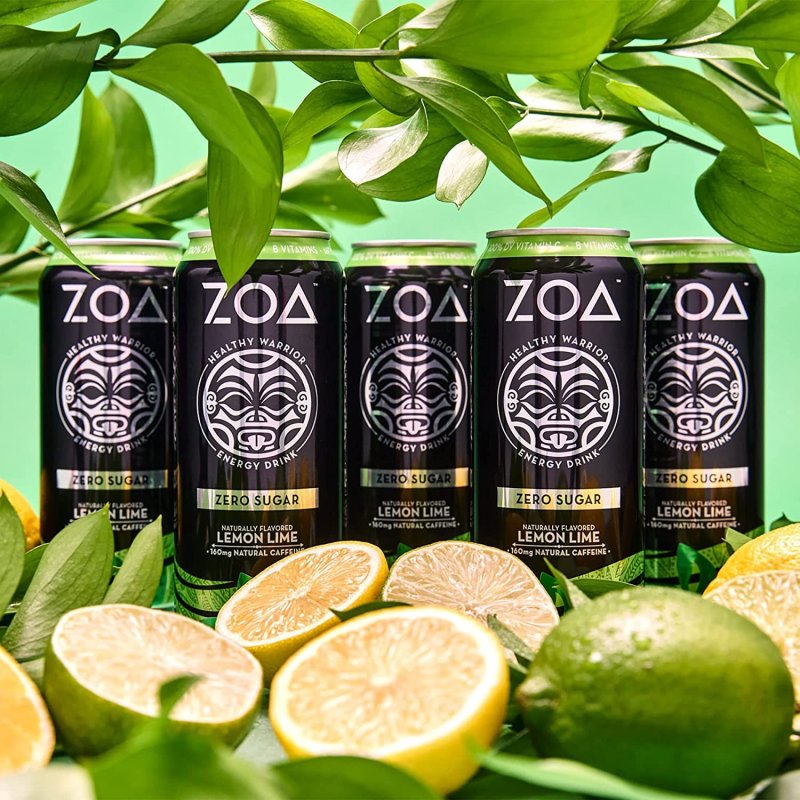 ZOA ZERO SUGAR LEMON LIME - 12 PACK