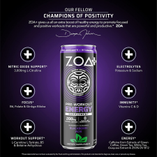 ZOA PRE WORKOUT ENERGY - 12 PACK