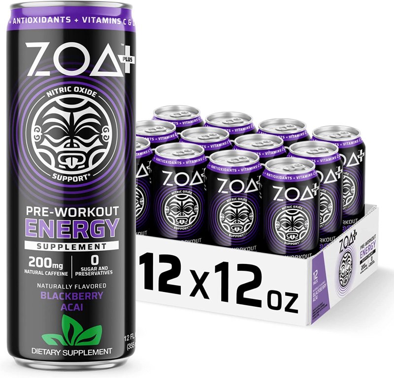 ZOA PRE WORKOUT ENERGY - 12 PACK