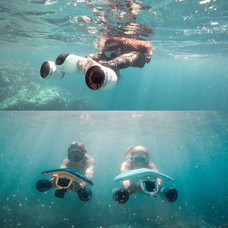 WINDEK SUBLUE WHITESHARK MIX UNDERWATER SCOOTER WITH ACTION CAMERA