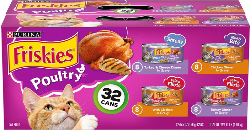 FRISKIES CAT FOOD - 32 COUNT
