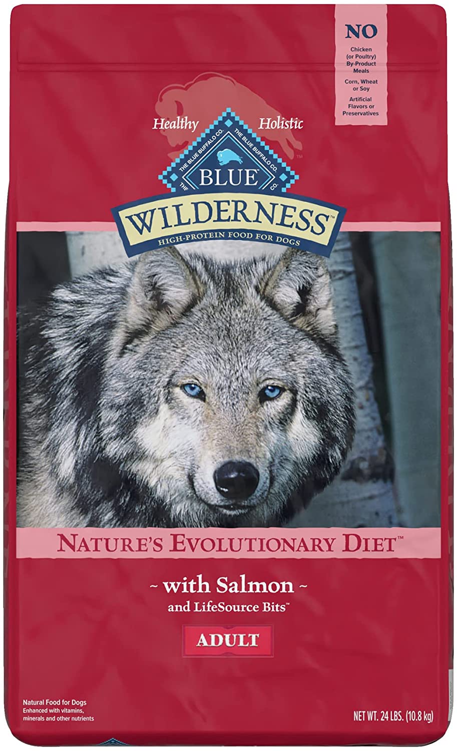 BLUE BUFFALO WILDERNESS DOG FOOD - 10.8 KG