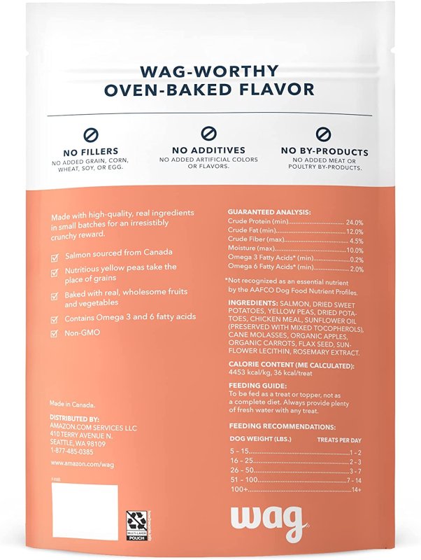 WAG CRUNCHY DOG TREATS - 680 G