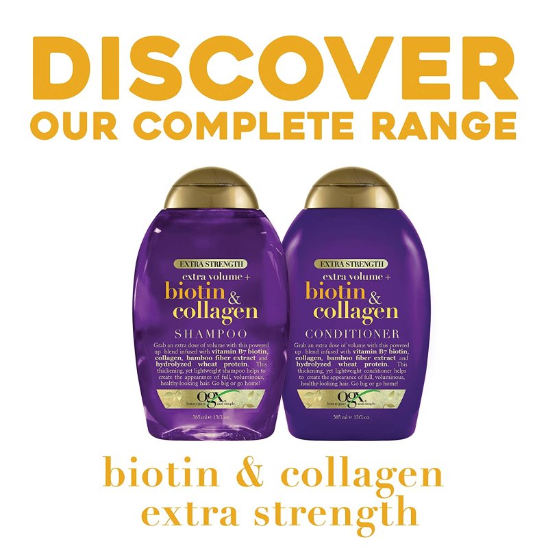 OGX BIOTIN & COLLAGEN SHAMPOO - 385 ML