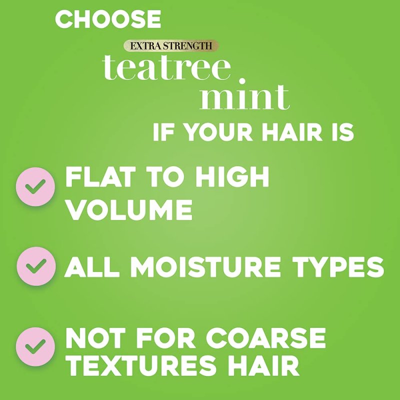 OGX REFRESHING SCALP TEATREE MINT SHAMPOO - 385 ML