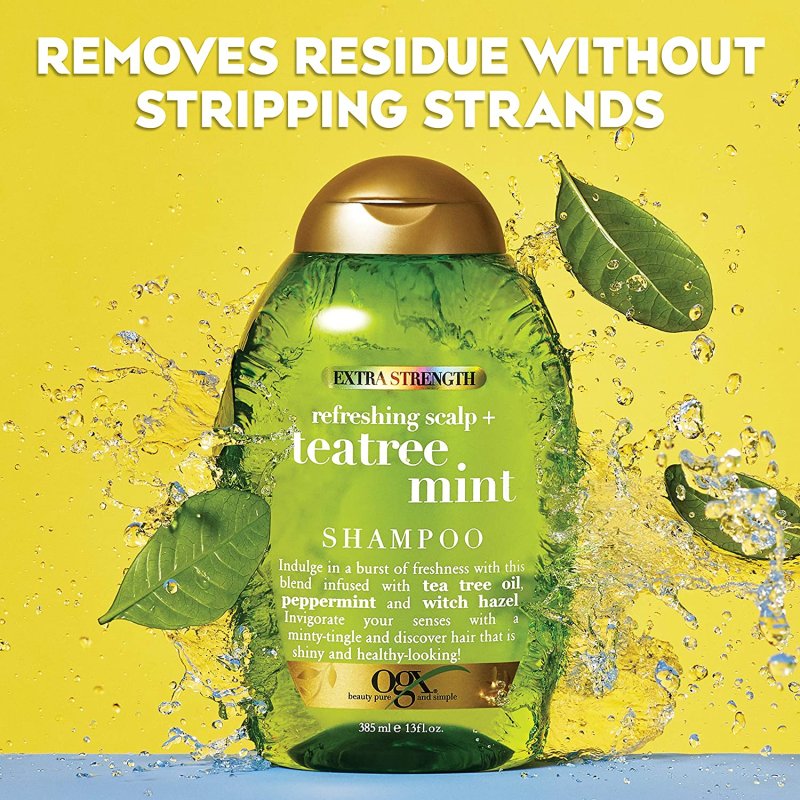 OGX REFRESHING SCALP TEATREE MINT SHAMPOO - 385 ML