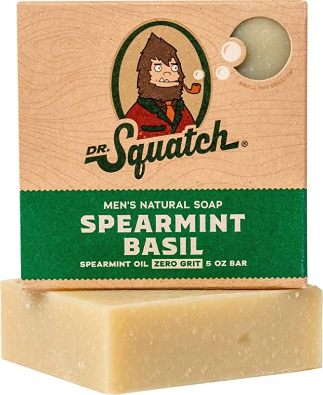 DR. SQUATCH NATURAL BAR SOAP FOR MEN - 5 OZ