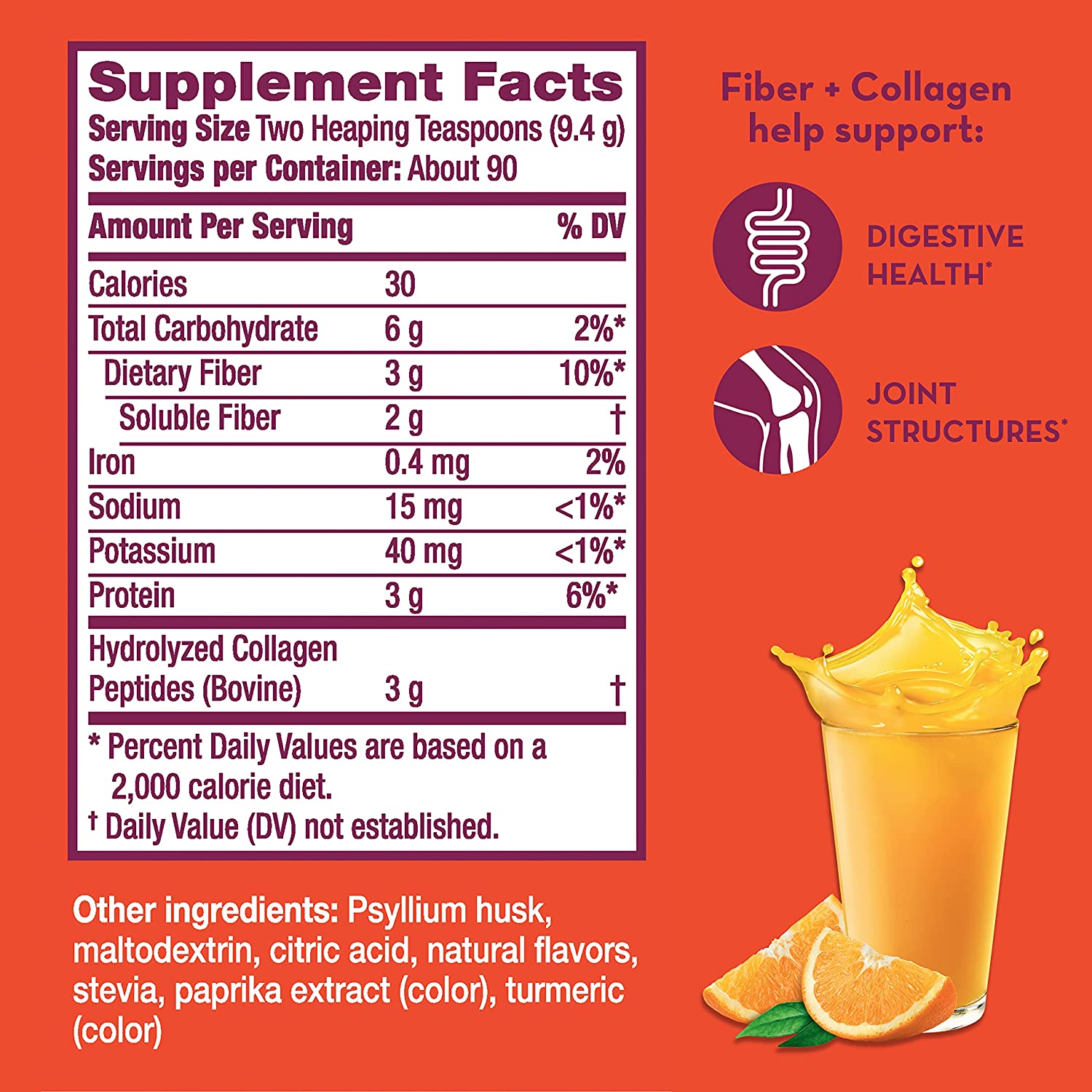 META MUCIL FIBER COLLAGEN POWDER - 90 DOSES