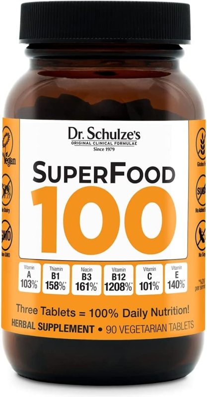 DR. SCHULZE’S SUPERFOOD 100 - 90 TABLET