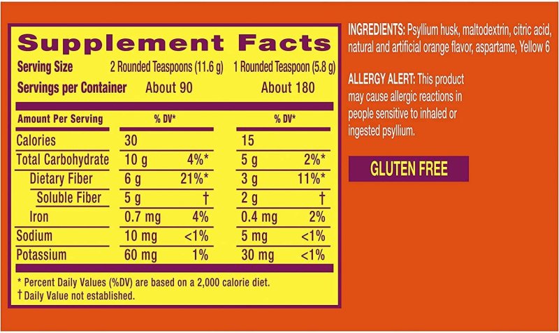 META MUCIL PSYLLIUM FIBER SUPPLEMENT - 180 COUNT