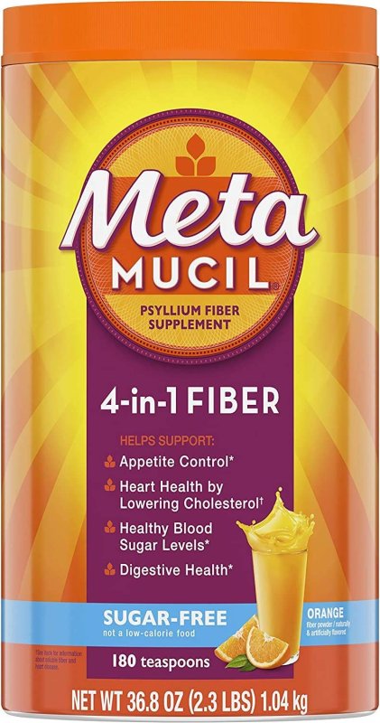 META MUCIL PSYLLIUM FIBER SUPPLEMENT - 180 COUNT