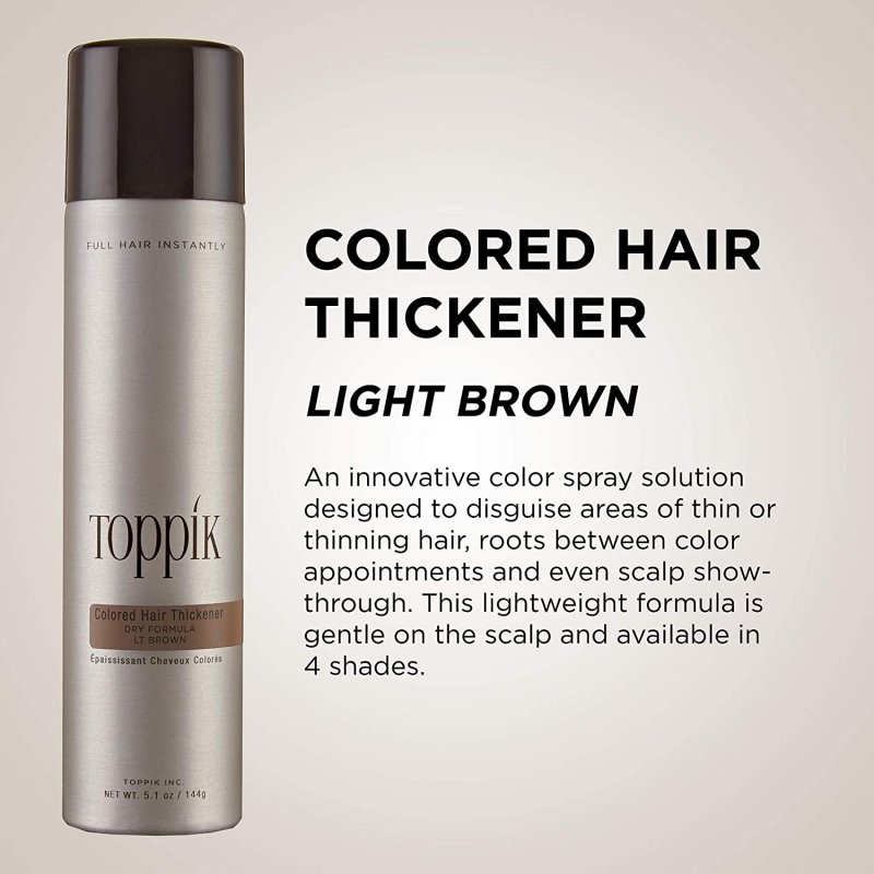 TOPPIK COLORED HAIR THICKENE - 144 G