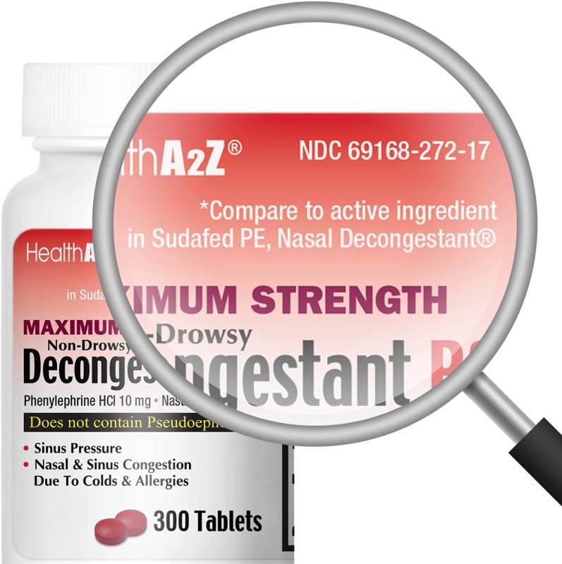 HEALTHA2Z DECONGESTAN - 300 TABLET